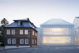 Stunning glass house wins Czech architecture's top prize, Prague riverside 'cubicles' make finals