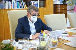 Babis in his office. (photo: vlada.cz)