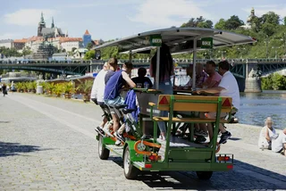 Last call for beer bikes: Municipal Court upholds Prague's efforts to ban them from the city streets
