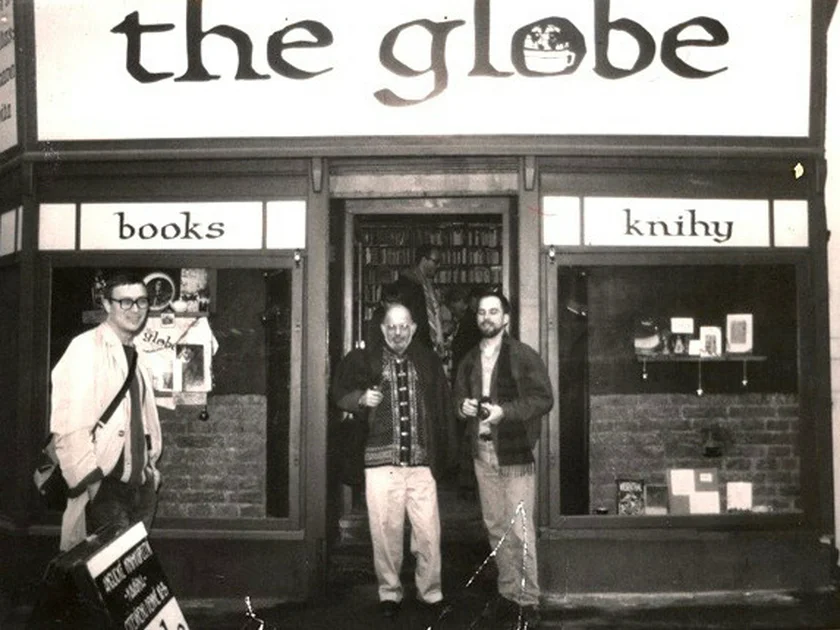 Allen Ginsberg at The Globe. (Photo: Mark Baker)