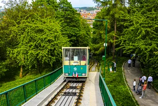 Prague's Petřín cable car was the most popular Czech attraction last year