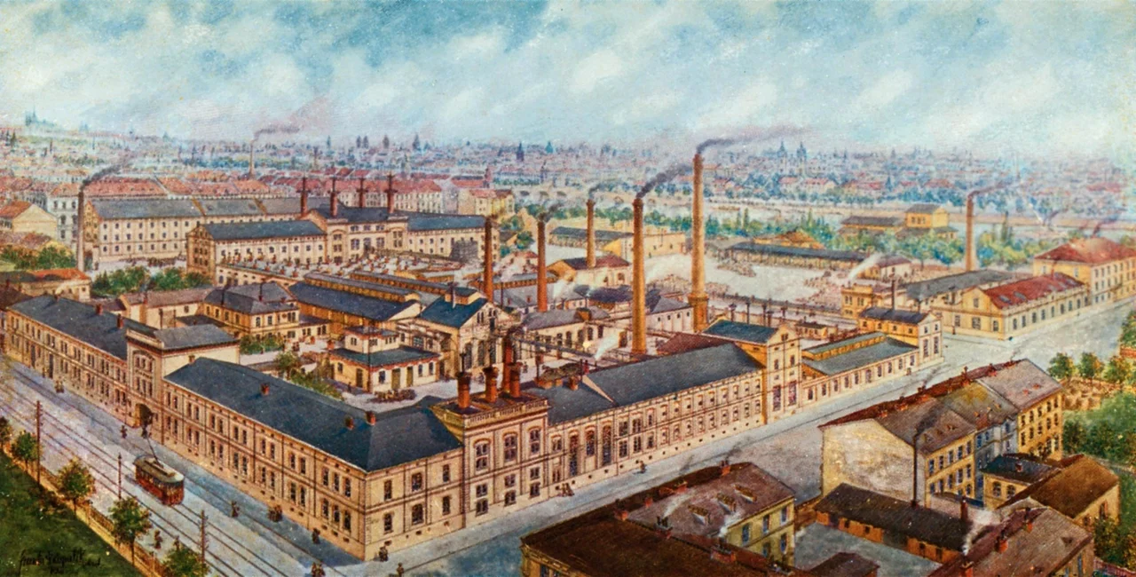 Staropramen brewery at the start of the 20th century. Photo: Staropramen
