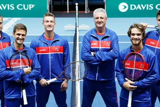 Czechia's Davis Cup team. Photo: Facebook / Czech Davis Cup Team