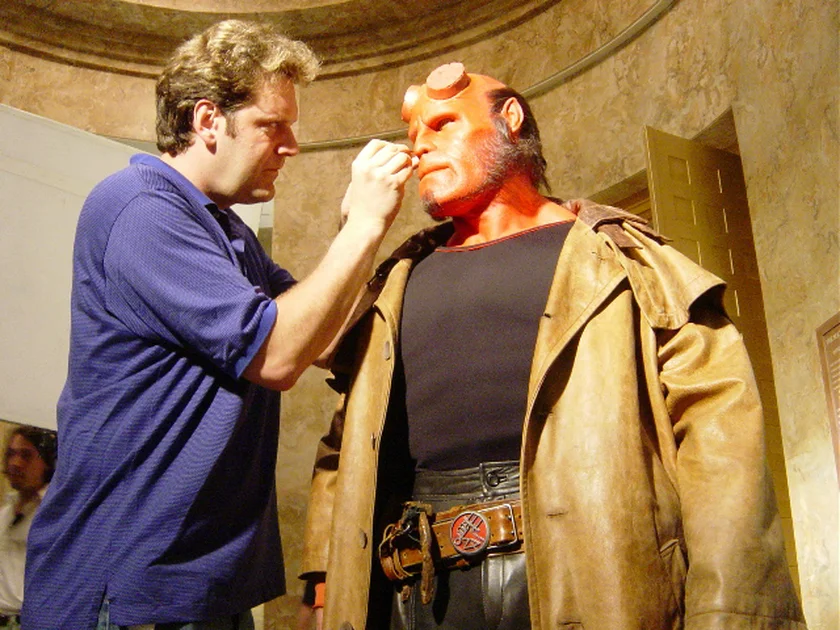 Ron Pearlman filming in Prague as Hellboy. Photo: The Czech Film Commission