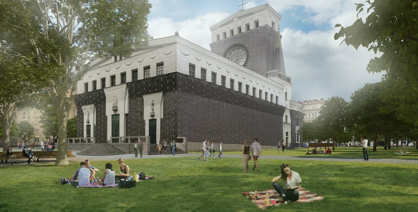 A visualization of the new Jiřího z Poděbrad square (Photo: Institute of Planning and Development)