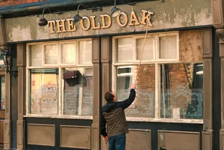 Still from Ken Loach's latest film The Old Oak.