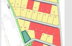 Building plot for sale, 672m<sup>2</sup>