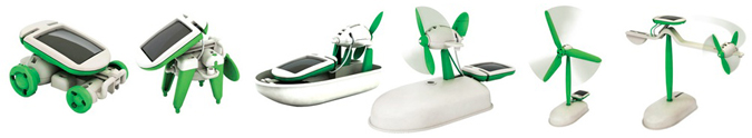 Solar-powered machines kit