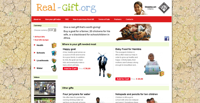 Real Gift Website