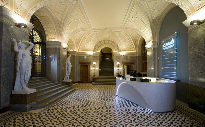 Newly reconstructed lobby of Expat Center