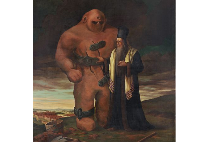 Rabbi Loew and his Golem