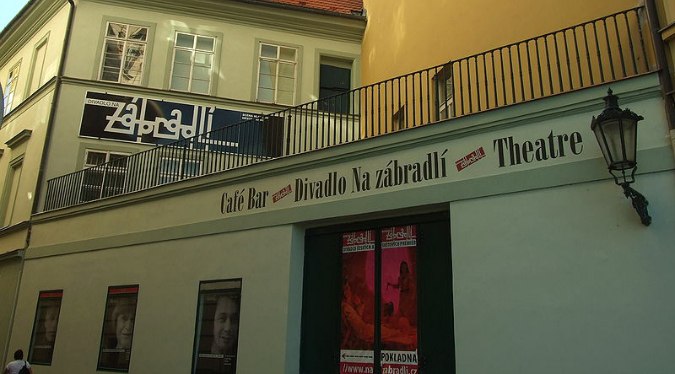 Na Zábradlí's historical significance pre-dates Havel