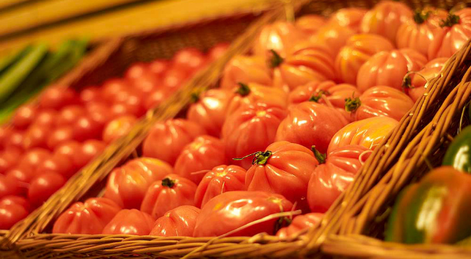 Exclusive “Coeur de Boeuf” tomatoes