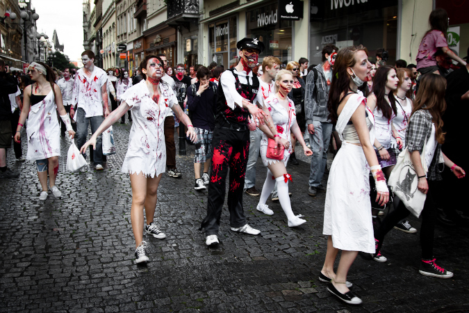 PHOTOS: Prague’s Walking Dead