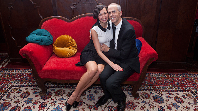 Owner Jean-Christophe Gramont and his wife