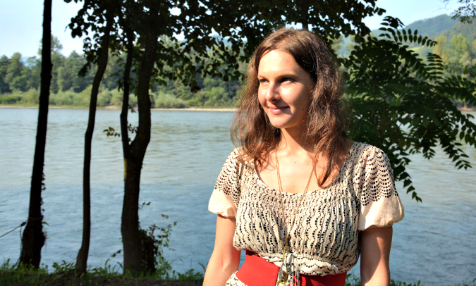 At Drina, the largest river in Eastern Bosnia (Photo: Muhamed Duraković, 2014)