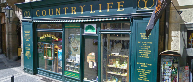 Country Life - Health-food store in Melantrichova Street