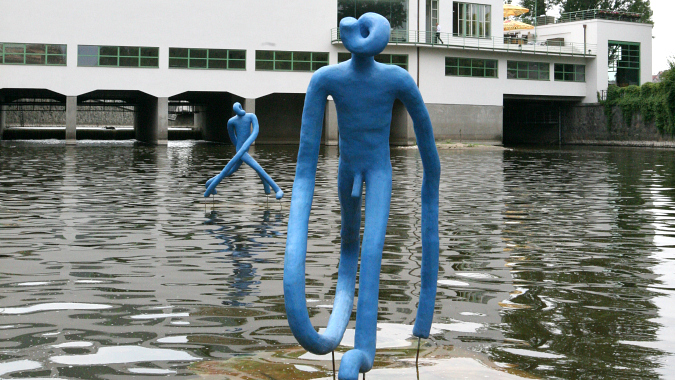 Strange Sculptures Pop Up Around Prague