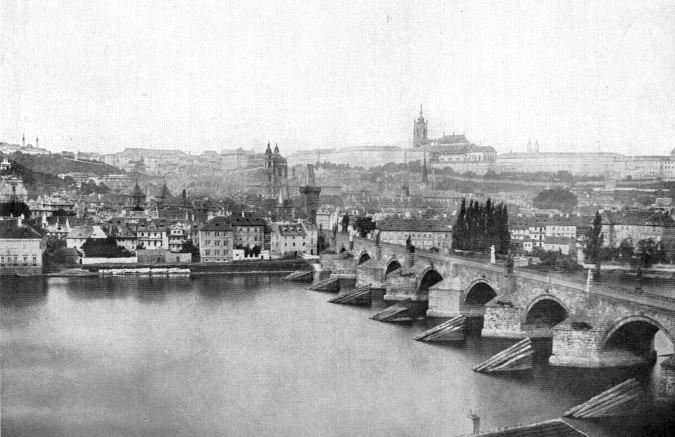 Panorama of Malá Strana, 1856