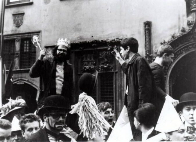 Allen Ginsberg in Prague, 1965