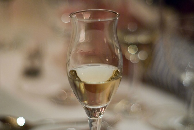 A glass of grappa