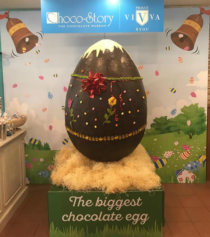 Prague Museum Boasts Largest Chocolate Egg in Central Europe