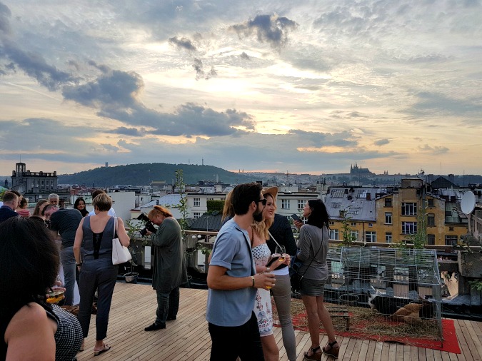 Photo: Lucerna rooftop / Facebook @Karel Kája Smola