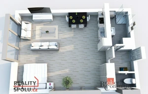 Apartment for sale, 1+KK - Studio, 59m<sup>2</sup>