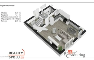 Apartment for sale, 4+kk - 3 bedrooms, 125m<sup>2</sup>