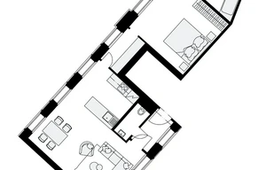 Apartment for rent, 2+kk - 1 bedroom, 62m<sup>2</sup>