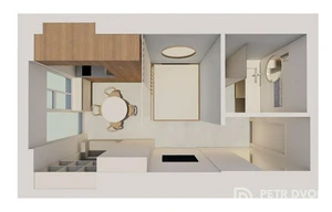 Apartment for sale, 1+KK - Studio, 27m<sup>2</sup>