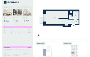 Apartment for sale, 1+KK - Studio, 32m<sup>2</sup>