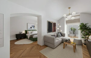 Apartment for sale, 2+kk - 1 bedroom, 47m<sup>2</sup>