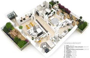 Apartment for sale, 4+kk - 3 bedrooms, 99m<sup>2</sup>