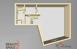 Apartment for rent, 1+KK - Studio, 53m<sup>2</sup>