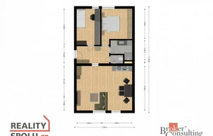 Apartment for sale, 3+kk - 2 bedrooms, 82m<sup>2</sup>