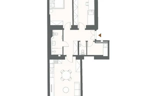 Apartment for sale, 3+kk - 2 bedrooms, 89m<sup>2</sup>