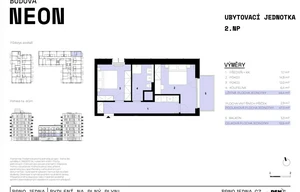 Apartment for sale, 2+1 - 1 bedroom, 47m<sup>2</sup>