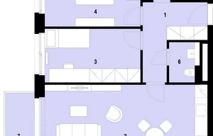 Apartment for sale, 3+kk - 2 bedrooms, 70m<sup>2</sup>