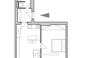 Apartment for rent, 2+kk - 1 bedroom, 47m<sup>2</sup>