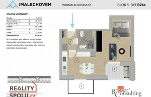 Apartment for sale, 1+KK - Studio, 38m<sup>2</sup>