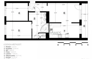 Apartment for sale, 3+1 - 2 bedrooms, 67m<sup>2</sup>