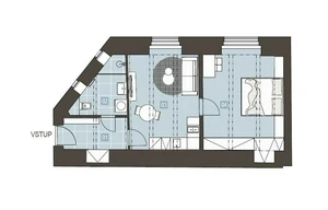 Apartment for sale, 2+kk - 1 bedroom, 49m<sup>2</sup>