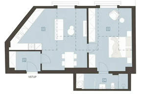 Apartment for sale, 2+kk - 1 bedroom, 63m<sup>2</sup>