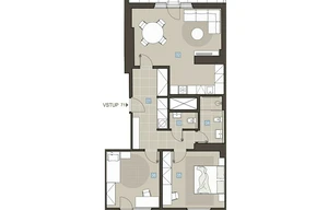 Apartment for sale, 3+kk - 2 bedrooms, 83m<sup>2</sup>