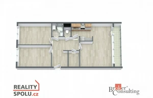 Apartment for rent, 3+1 - 2 bedrooms, 79m<sup>2</sup>