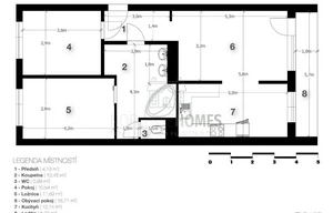 Apartment for sale, 3+1 - 2 bedrooms, 67m<sup>2</sup>