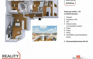 Apartment for sale, 4+kk - 3 bedrooms, 132m<sup>2</sup>