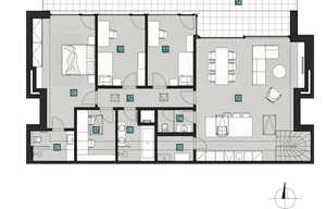 Apartment for sale, 5+kk - 4 bedrooms, 137m<sup>2</sup>