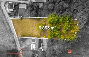 Building plot for sale, 3833m<sup>2</sup>